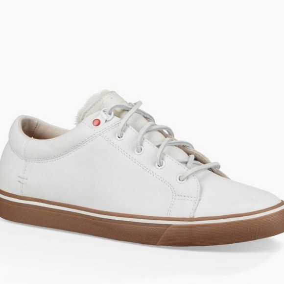 NWT UGG Brock Luxe Leather Sneakers - Picture 2 of 7